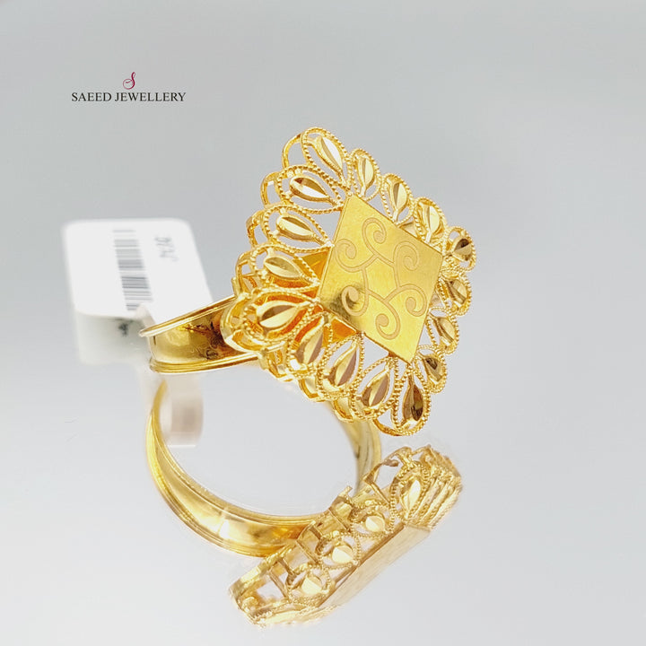 21K Gold Spike Ring by Saeed Jewelry - Image 7