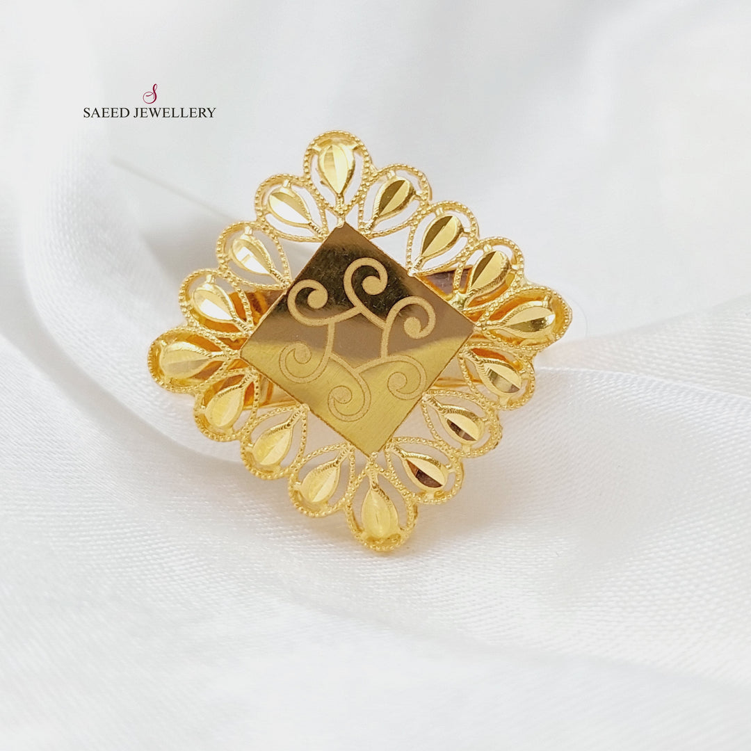 21K Gold Spike Ring by Saeed Jewelry - Image 8