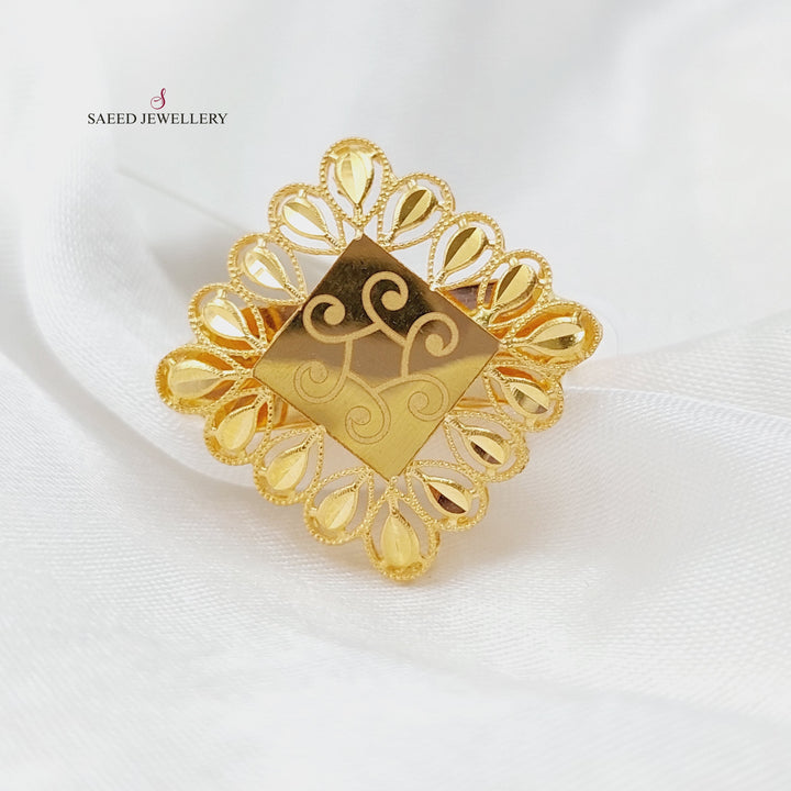 21K Gold Spike Ring by Saeed Jewelry - Image 8