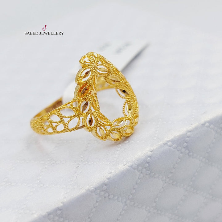 21K Gold Spike Ring by Saeed Jewelry - Image 9