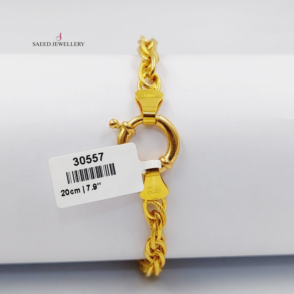 21K Gold Virna Bracelet by Saeed Jewelry - Image 2