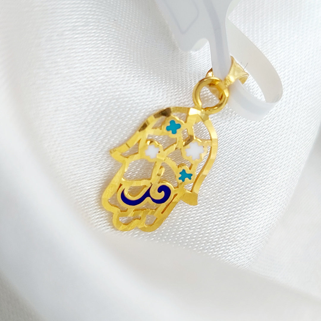 21K Gold Hand Pendant by Saeed Jewelry - Image 5