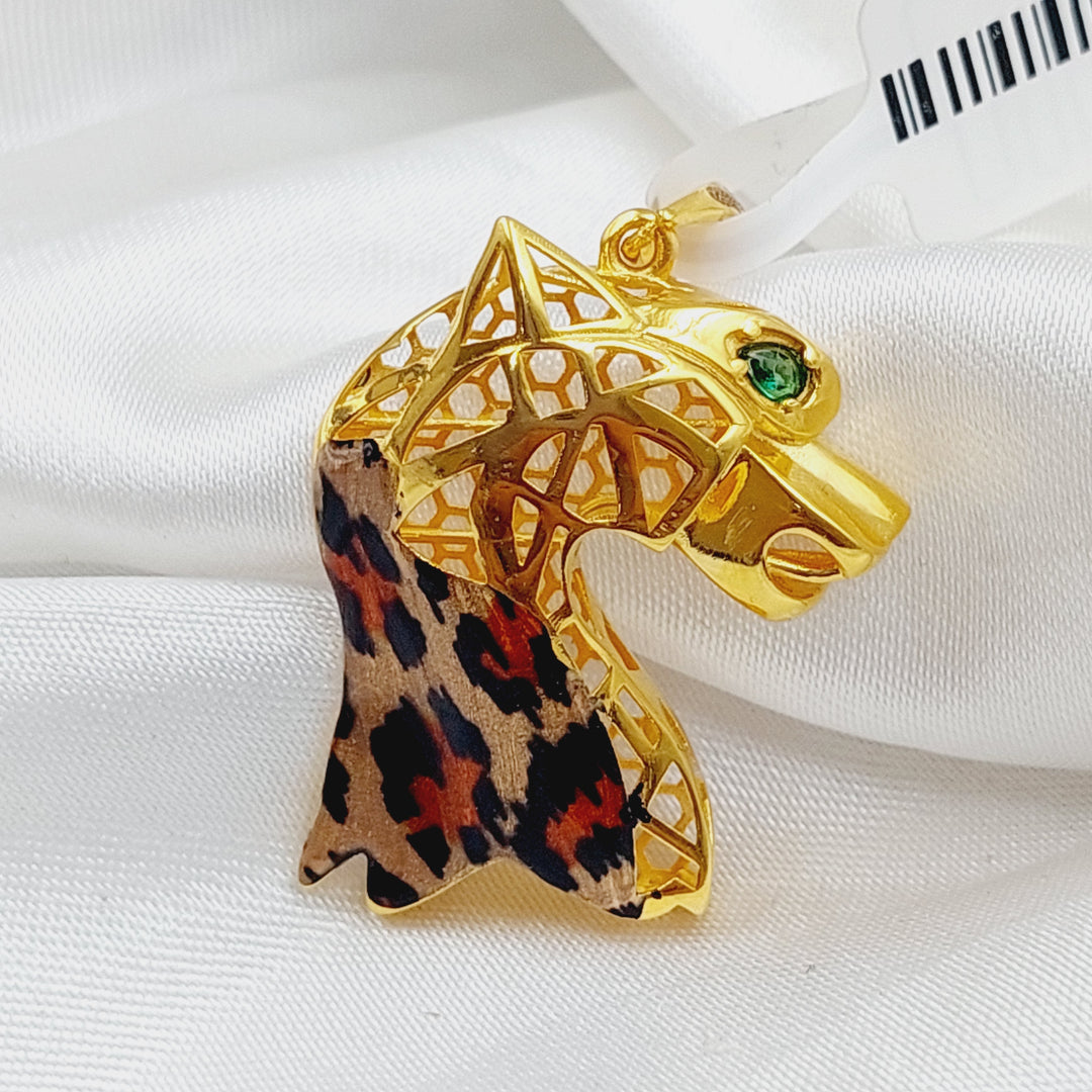 21K Gold Horse Pendant by Saeed Jewelry - Image 1