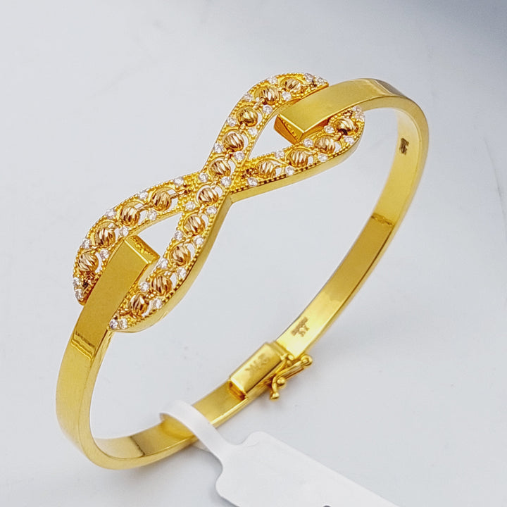 21K Gold Infinite Bracelet by Saeed Jewelry - Image 1