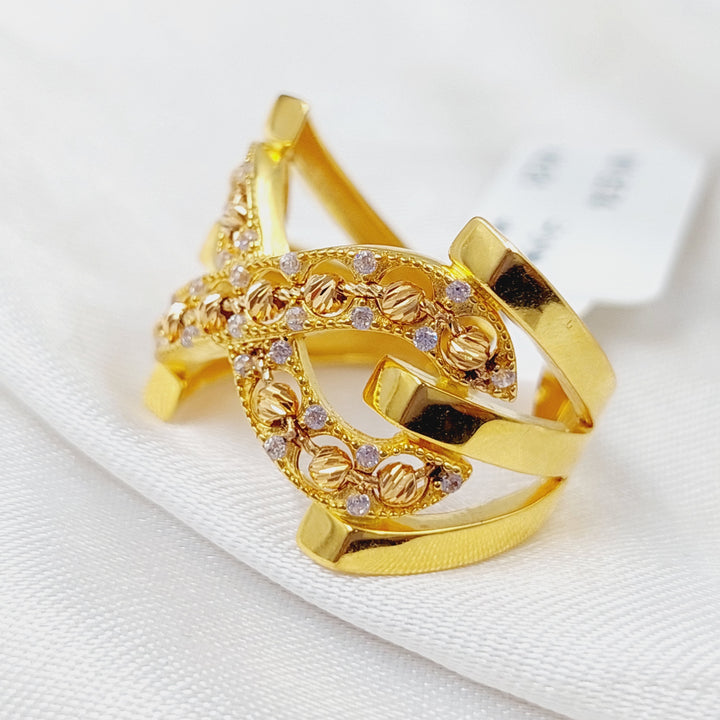 21K Gold Infinity Ring by Saeed Jewelry - Image 4