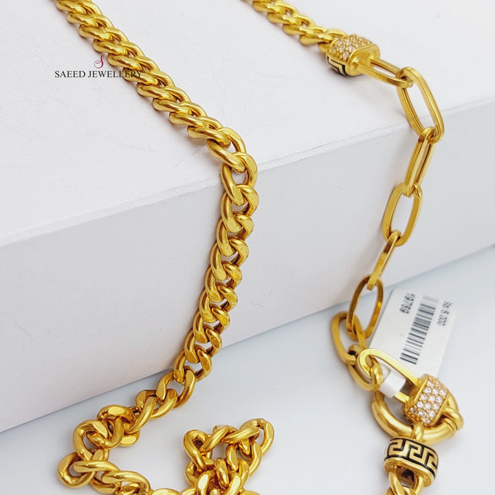 21K Gold Italian Chain by Saeed Jewelry - Image 3