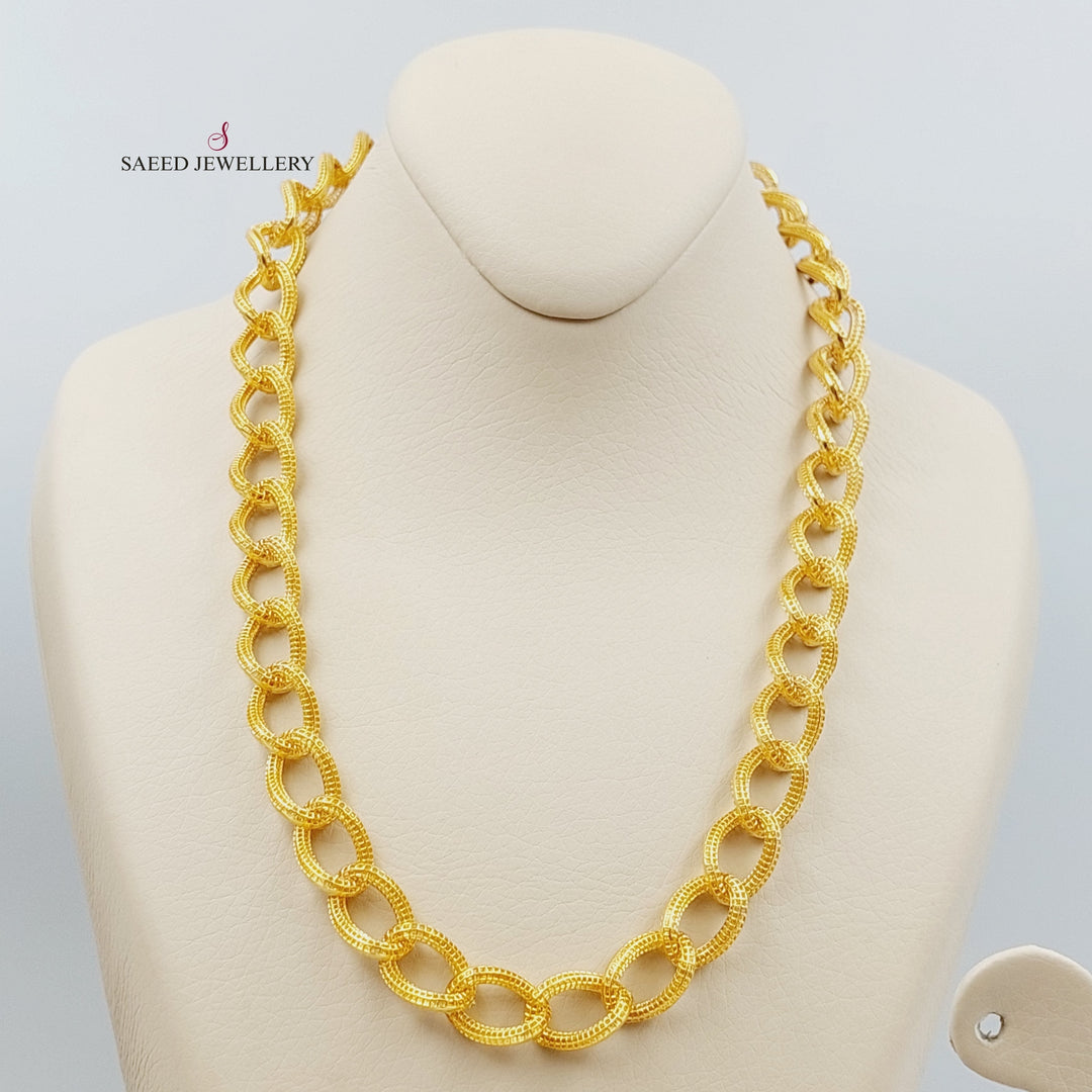 21K Gold Chain Set by Saeed Jewelry - Image 6