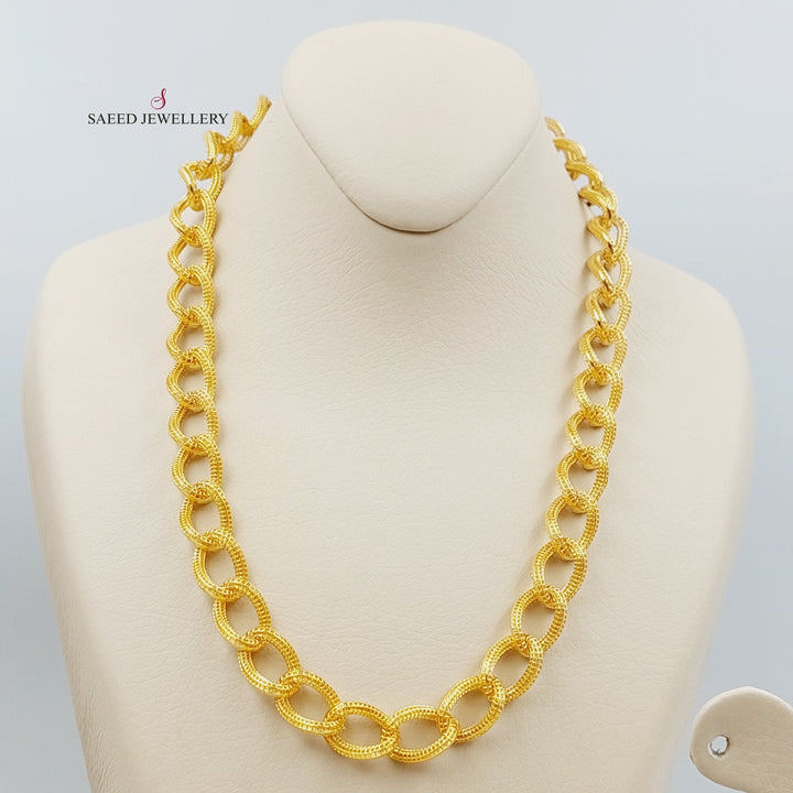 21K Gold Chain Set by Saeed Jewelry - Image 6