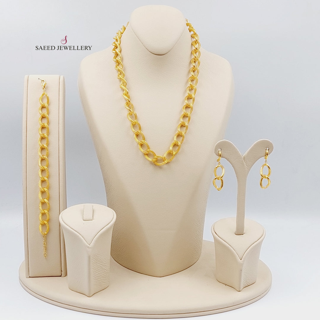 21K Gold Chain Set by Saeed Jewelry - Image 1