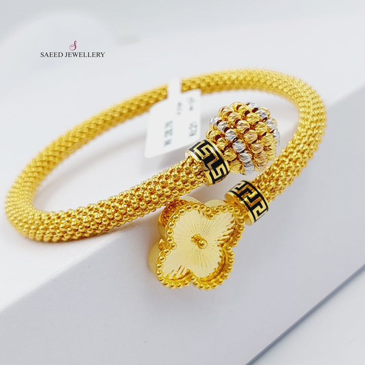 21K Gold Jassica Bracelet by Saeed Jewelry - Image 4