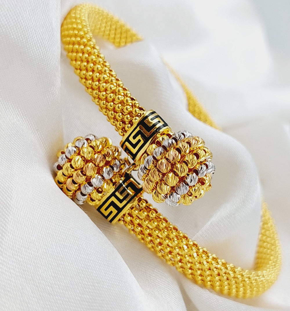 21K Gold Jessica Bracelet Colored by Saeed Jewelry - Image 2