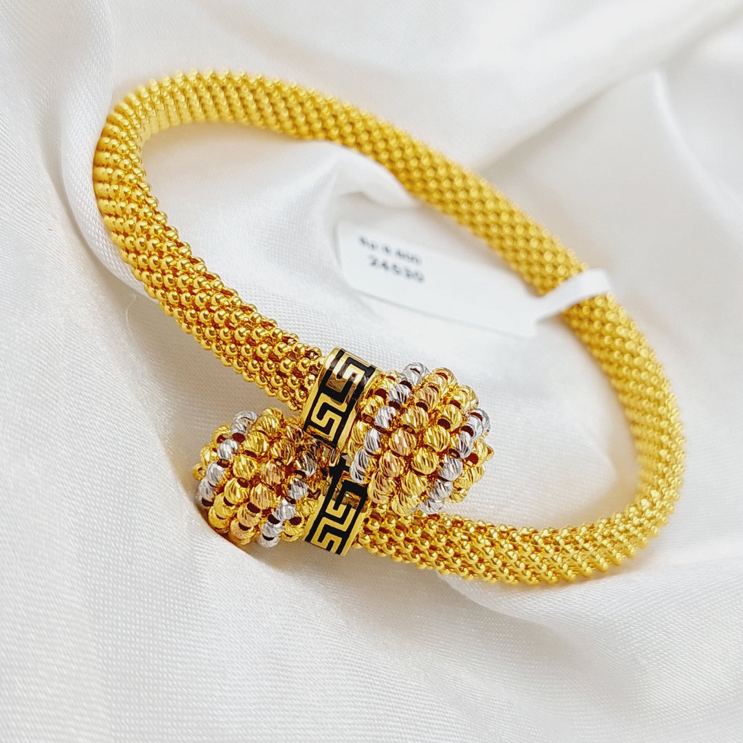 21K Gold Jessica Bracelet Colored by Saeed Jewelry - Image 3