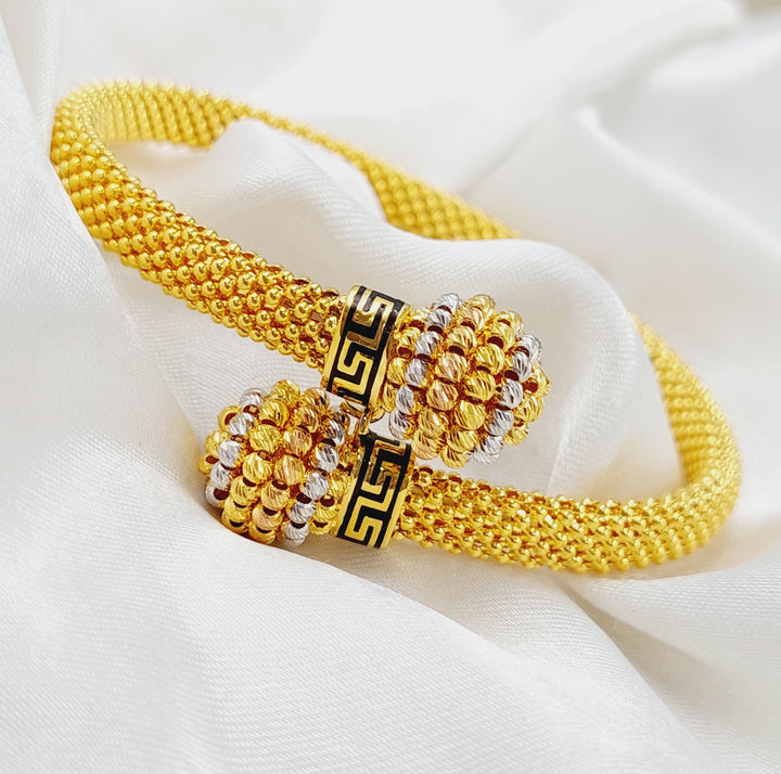 21K Gold Jessica Bracelet Colored by Saeed Jewelry - Image 1