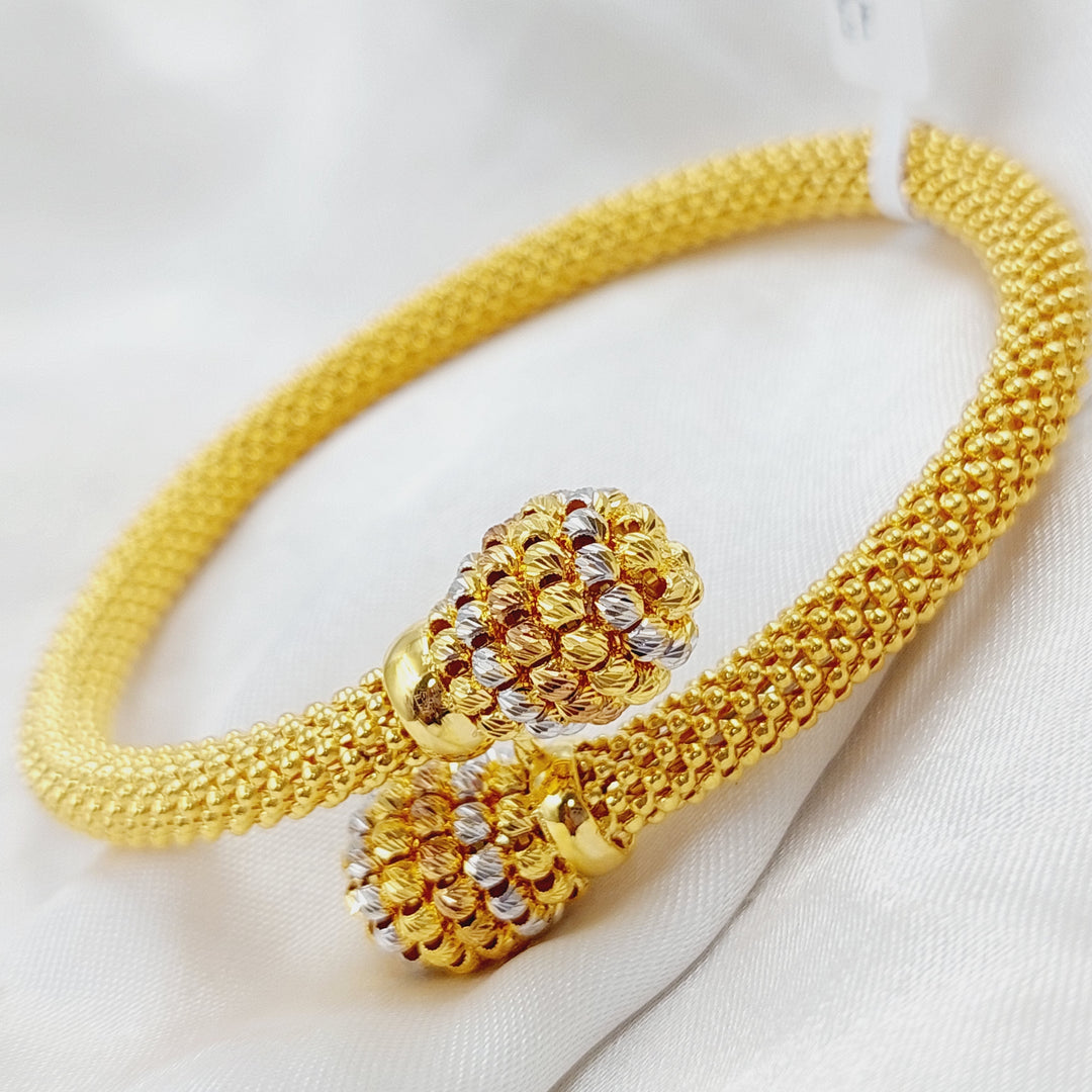 21K Gold Jessica Bracelet Colored by Saeed Jewelry - Image 3