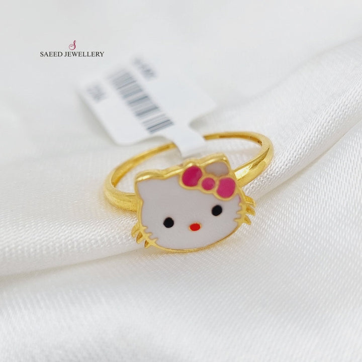 21K Gold Kids Ring by Saeed Jewelry - Image 1