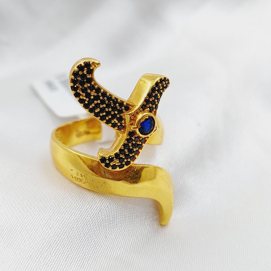 21K Gold Knife Ring by Saeed Jewelry - Image 5