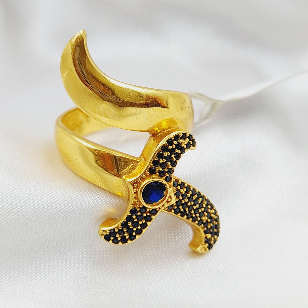 21K Gold Knife Ring by Saeed Jewelry - Image 1