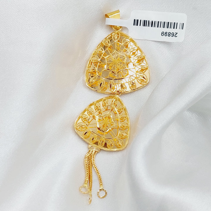 21K Gold Kuwaiti Pendant. by Saeed Jewelry - Image 12