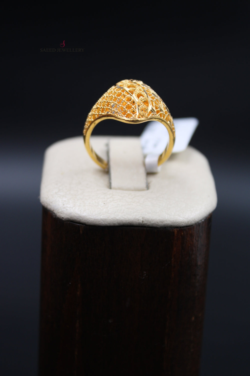 21K Gold Kuwaiti Ring by Saeed Jewelry - Image 2