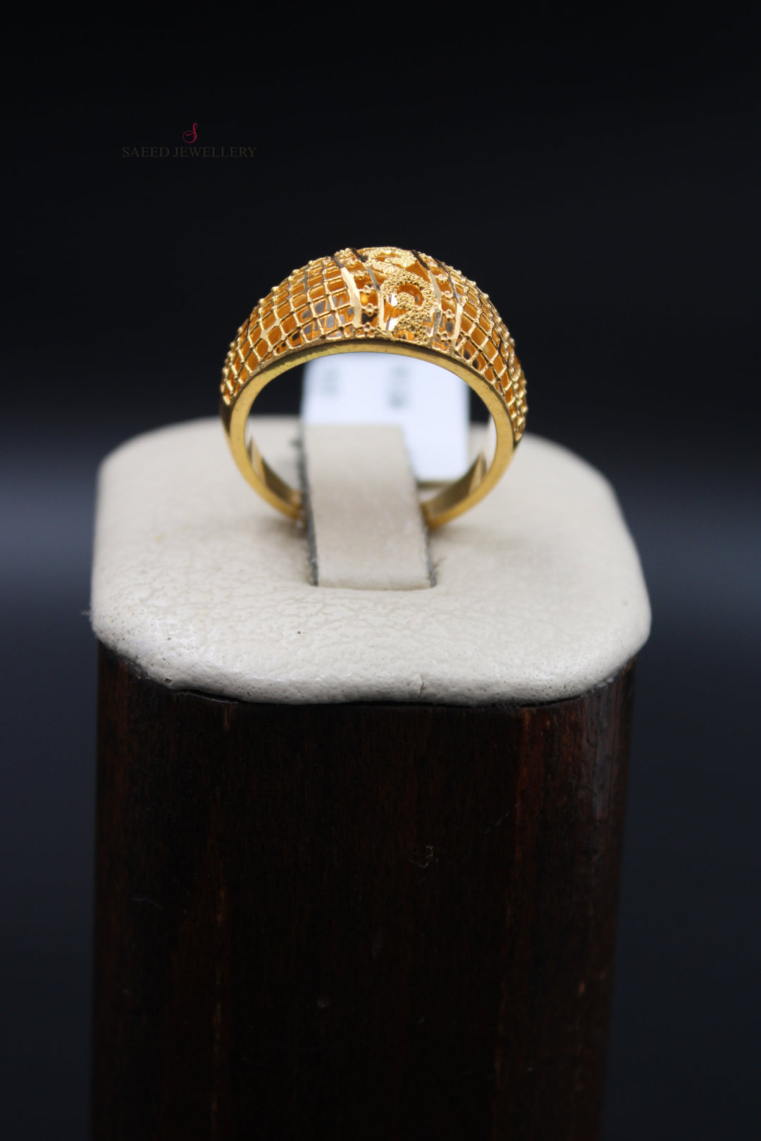 21K Gold Kuwaiti Ring by Saeed Jewelry - Image 4