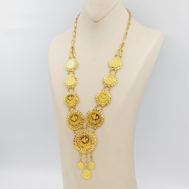 21K Gold Lierat Rashadi Model Necklace by Saeed Jewelry - Image 3