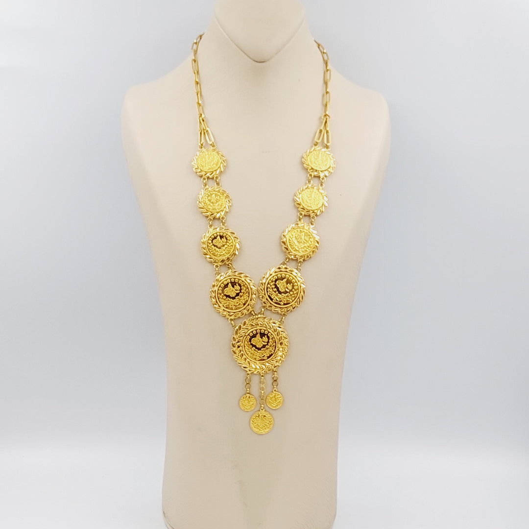 21K Gold Lierat Rashadi Model Necklace by Saeed Jewelry - Image 1