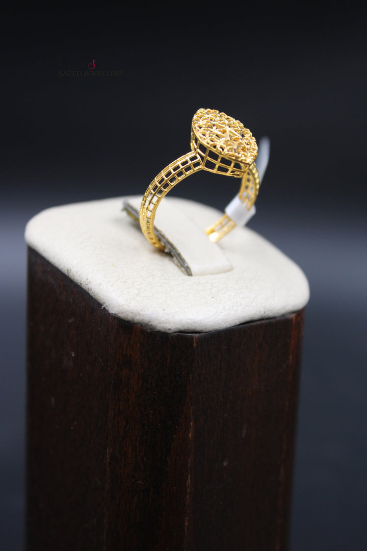 21K Gold Light Ring by Saeed Jewelry - Image 5