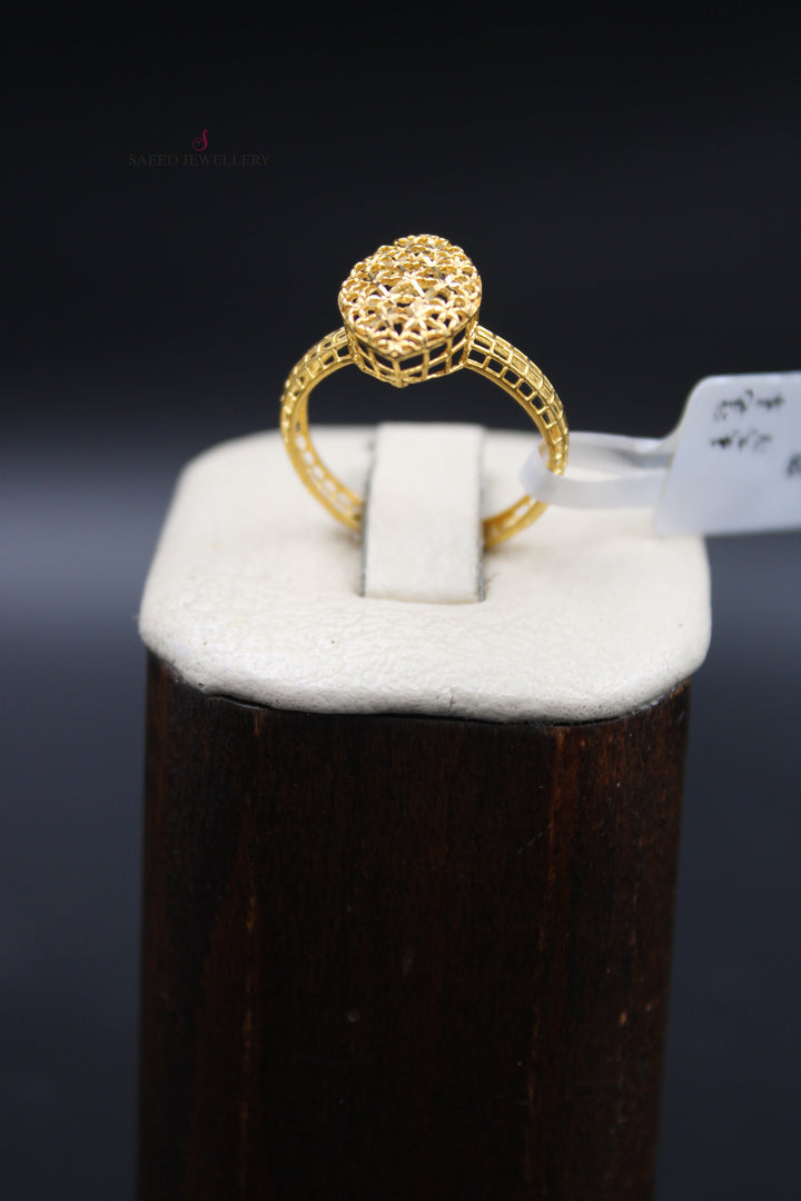 21K Gold Light Ring by Saeed Jewelry - Image 6