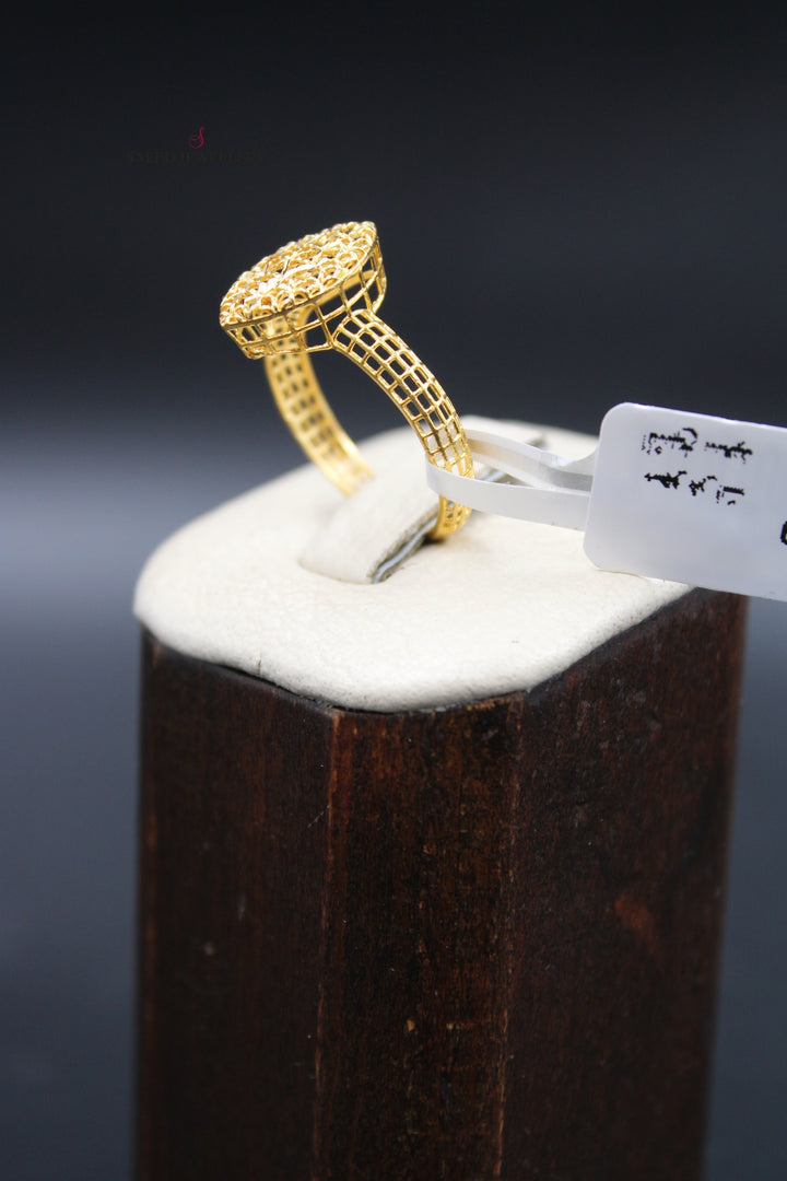 21K Gold Light Ring by Saeed Jewelry - Image 1