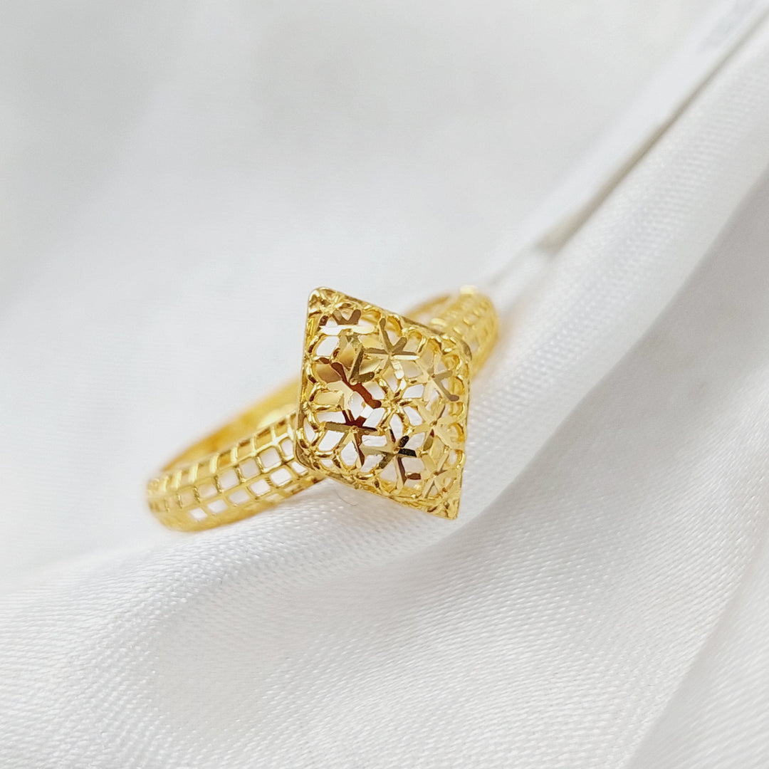 21K Gold Light Ring by Saeed Jewelry - Image 5