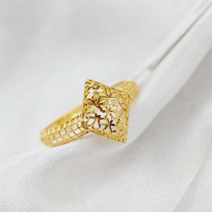 21K Gold Light Ring by Saeed Jewelry - Image 4