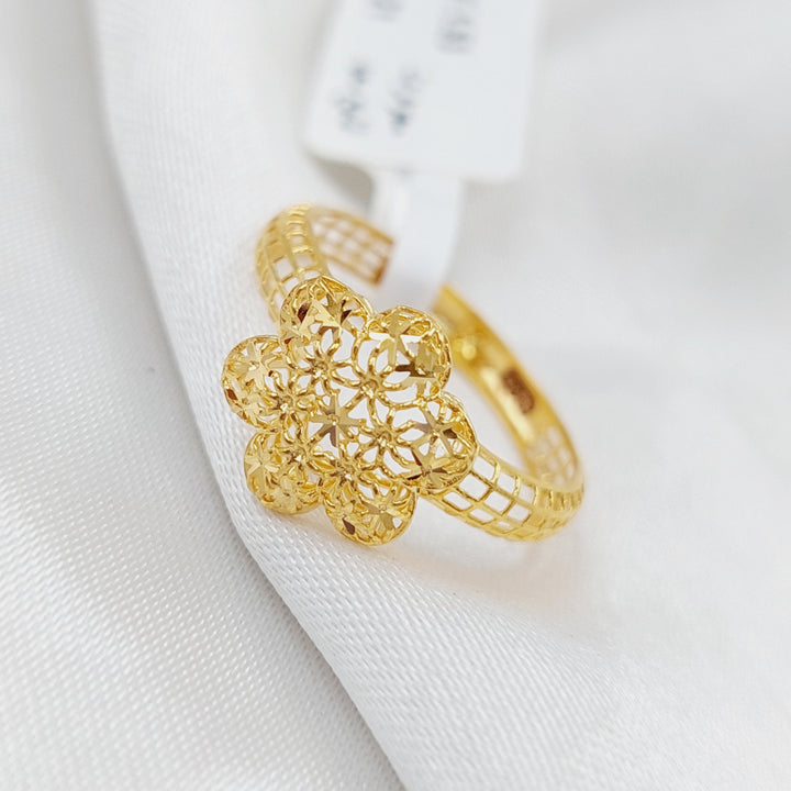 21K Gold Light Ring by Saeed Jewelry - Image 5