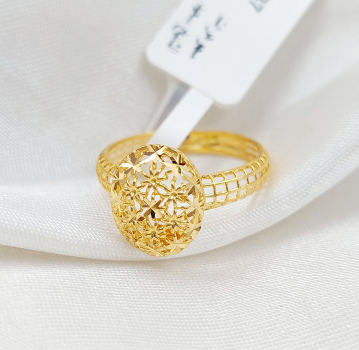 21K Gold Light Ring by Saeed Jewelry - Image 3