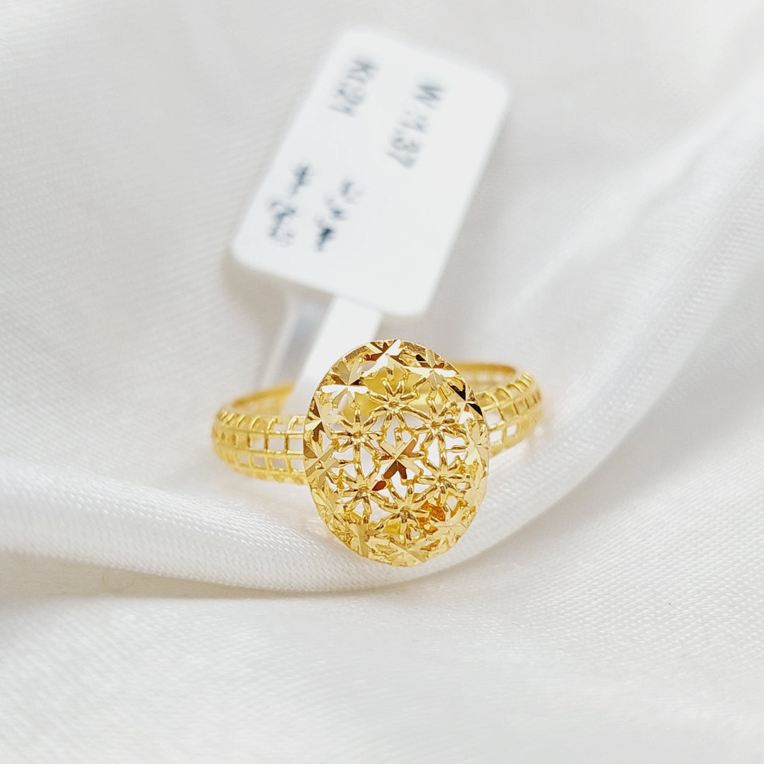 21K Gold Light Ring by Saeed Jewelry - Image 1