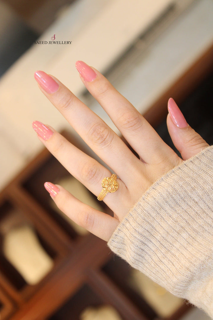 21K Gold Light Ring by Saeed Jewelry - Image 1