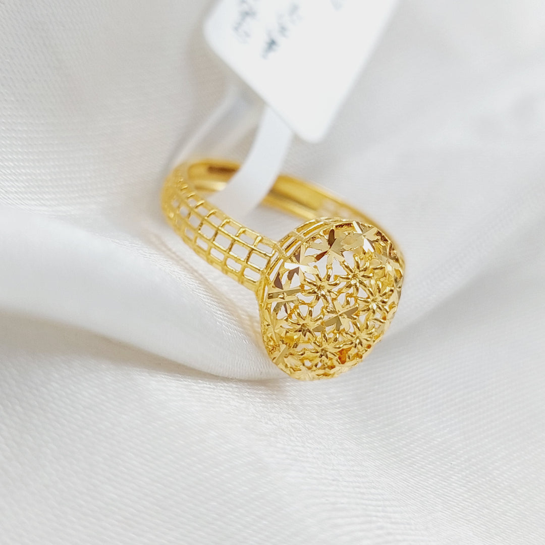 21K Gold Light Ring by Saeed Jewelry - Image 7