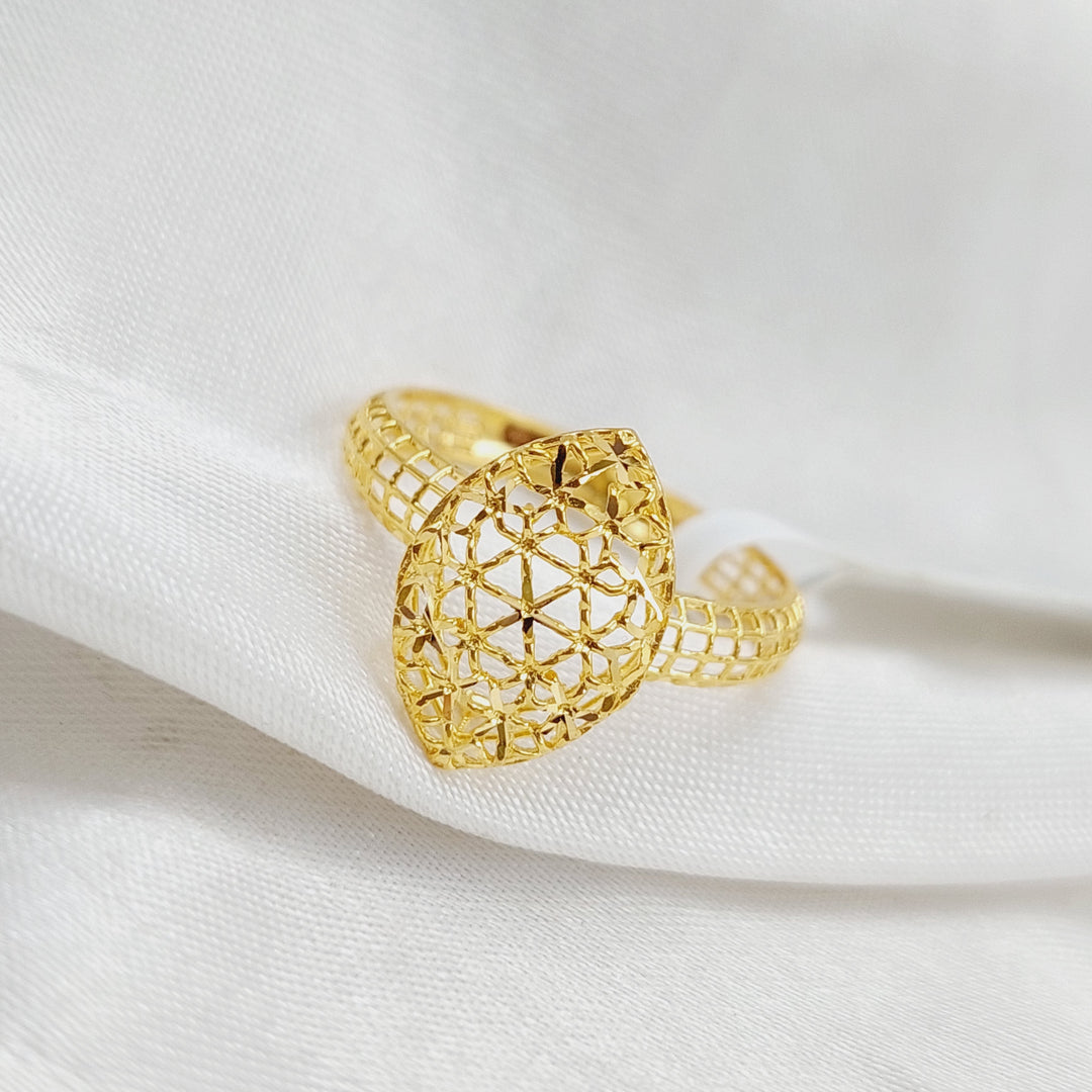 21K Gold Light Ring by Saeed Jewelry - Image 8