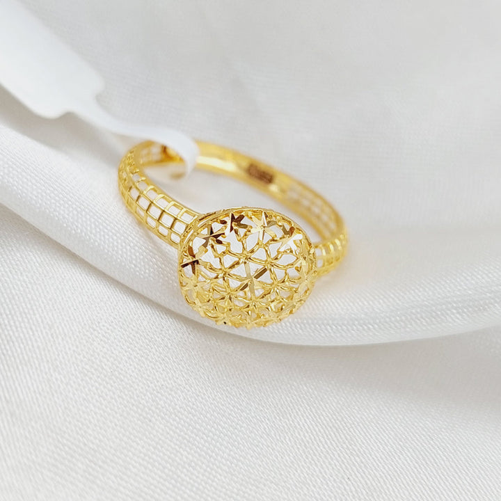 21K Gold Light Ring by Saeed Jewelry - Image 7