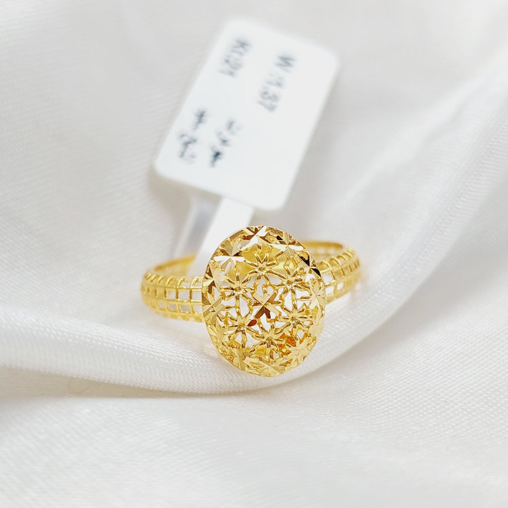 21K Gold Light Ring by Saeed Jewelry - Image 8