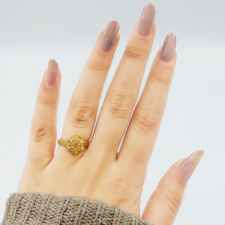 21K Gold Light Ring by Saeed Jewelry - Image 7