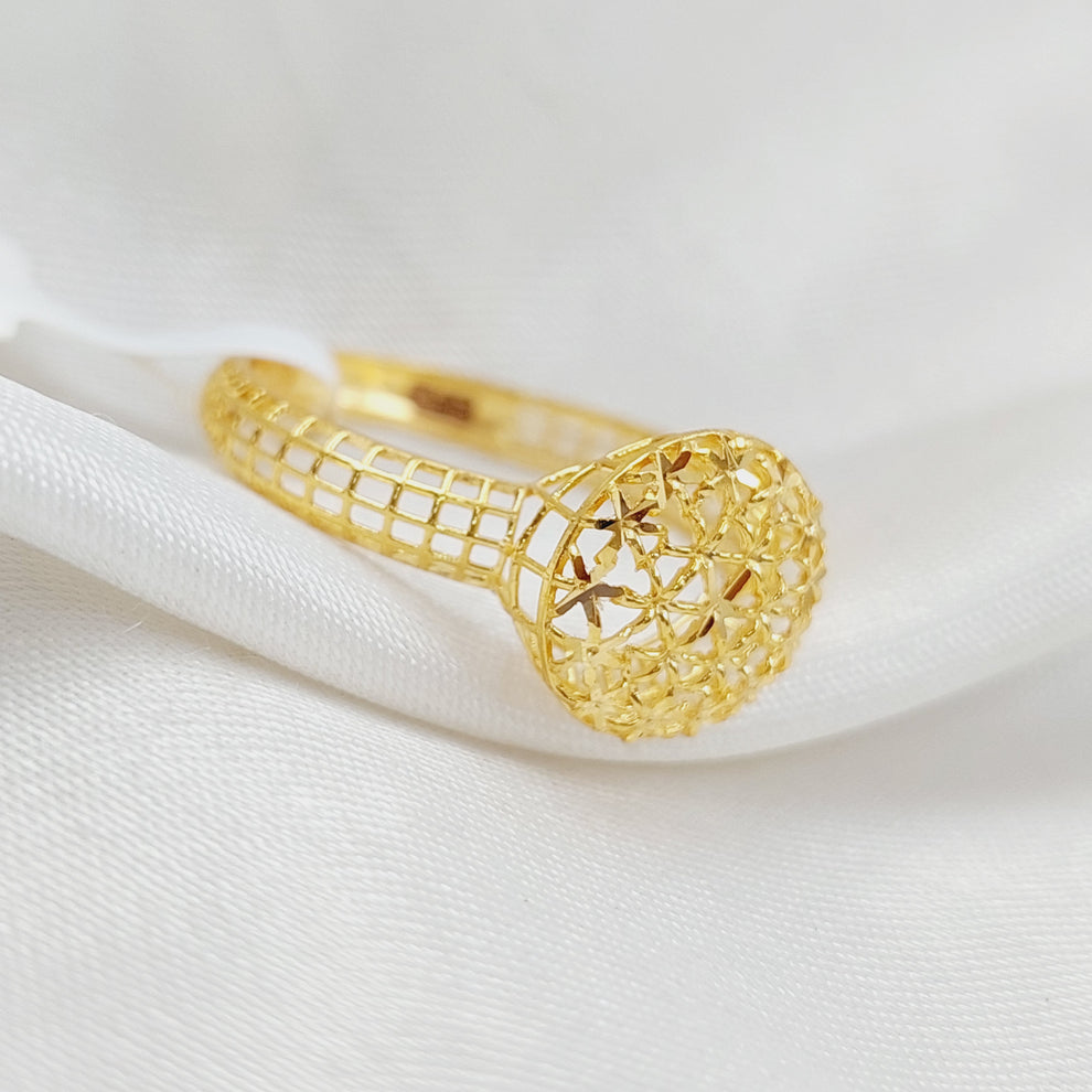 21K Gold Light Ring by Saeed Jewelry - Image 9