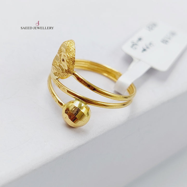 21K Gold Light Ring by Saeed Jewelry - Image 3