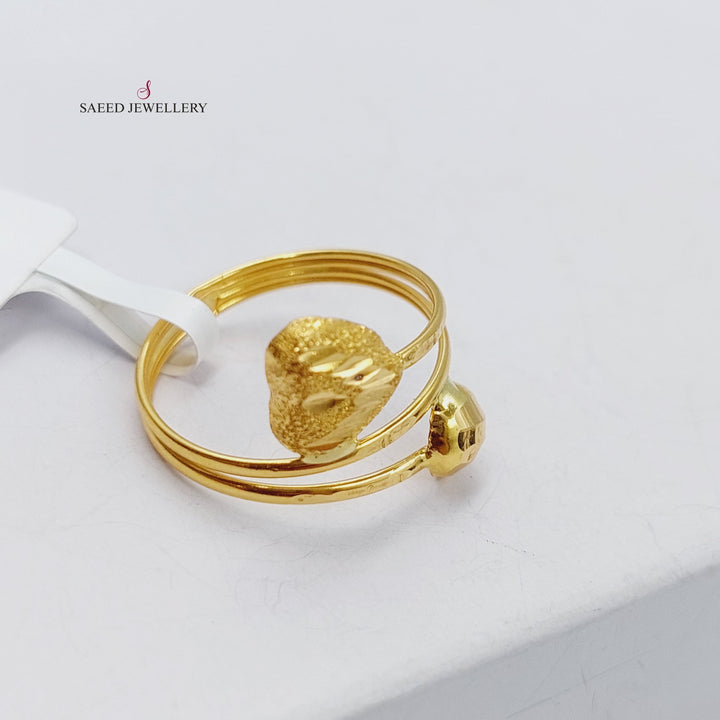 21K Gold Light Ring by Saeed Jewelry - Image 4