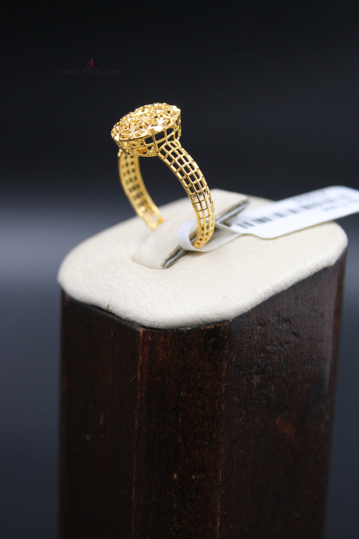 21K Gold Light Ring by Saeed Jewelry - Image 4