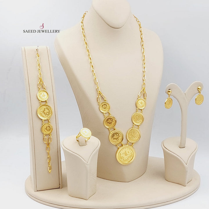 21K Gold Lira Rashadi's sets 4 pieces by Saeed Jewelry - Image 1