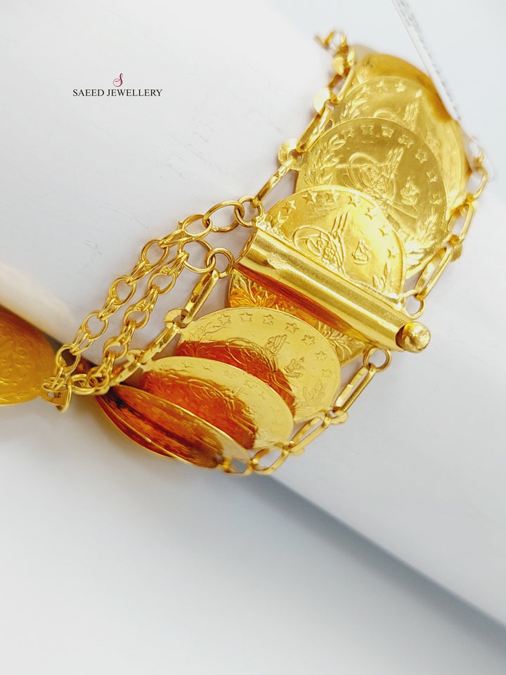 21K Gold Lirat Bracelet by Saeed Jewelry - Image 2