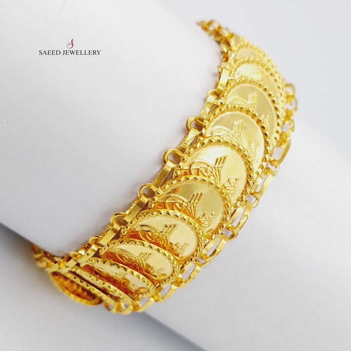 21K Gold Lirat Rashadi Bracelet by Saeed Jewelry - Image 2