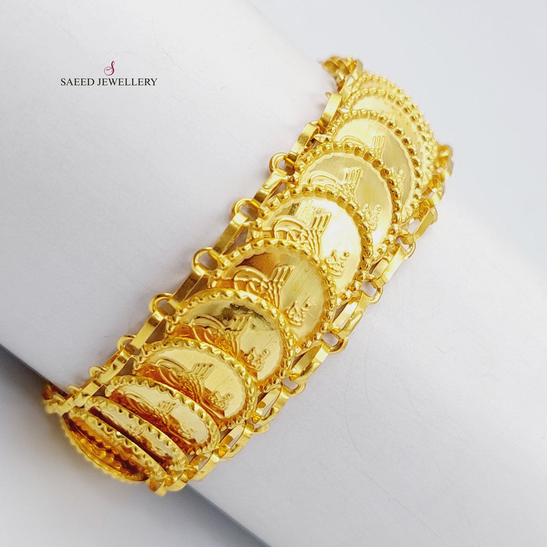 21K Gold Lirat Rashadi Bracelet by Saeed Jewelry - Image 1