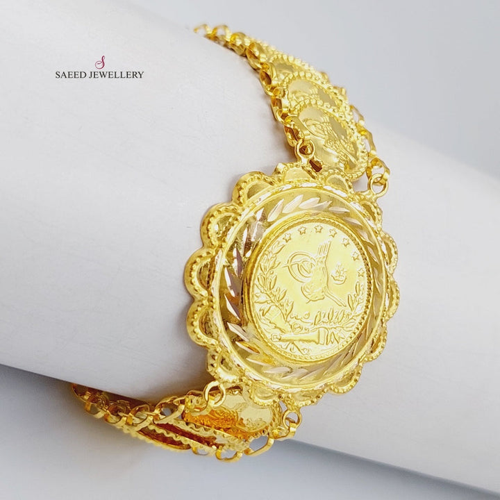 21K Gold Lirat Rashadi Bracelet by Saeed Jewelry - Image 6