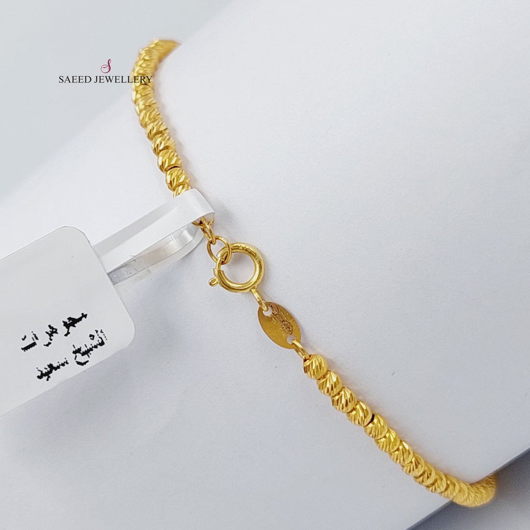 21K Gold Lirat Rashadi Bracelet by Saeed Jewelry - Image 4